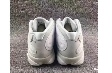MONEY” MENS AIR LOW“PURE WHITE JORDAN 13 0430